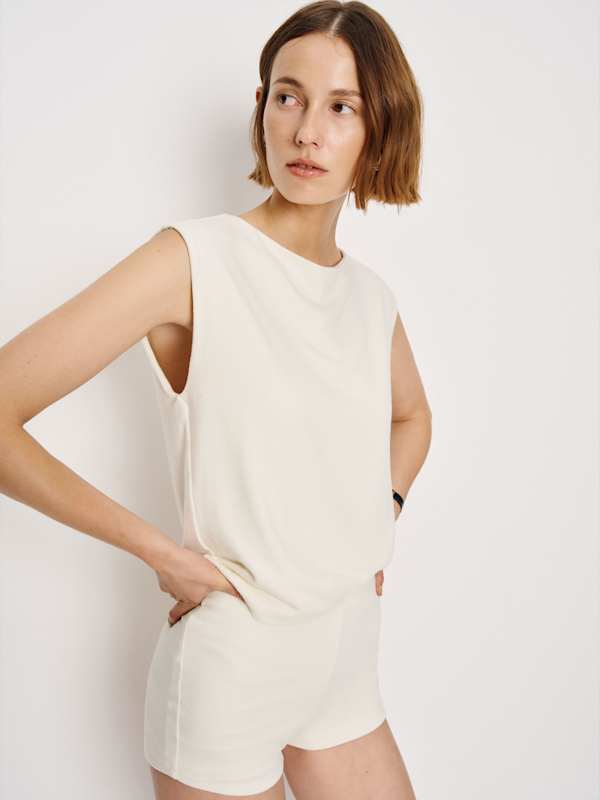 Leo Knit Two Piece - Fior Di Latte